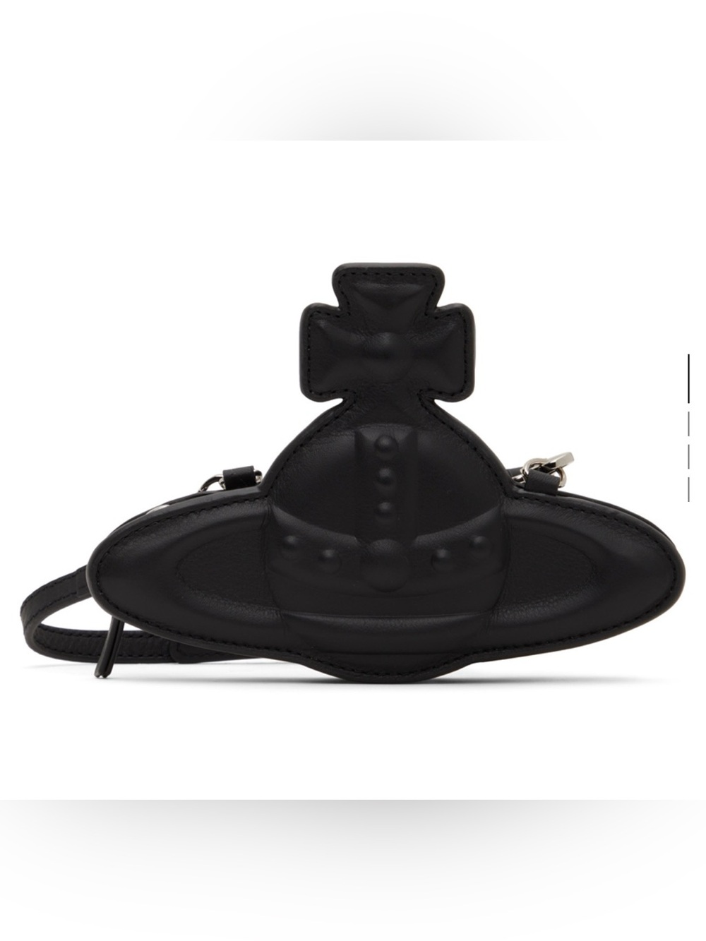 Black Orb Logo Crossbody Nano Bag